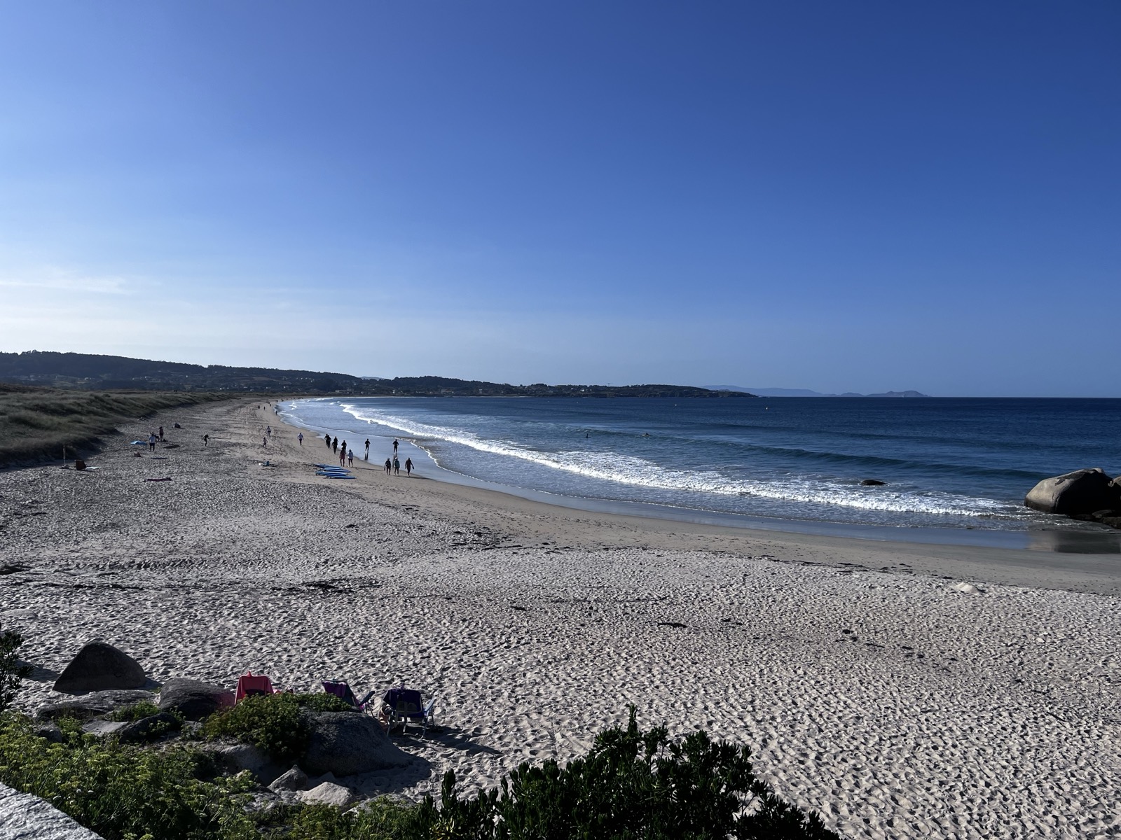 Praia da Lanzada sweeping into the distance
